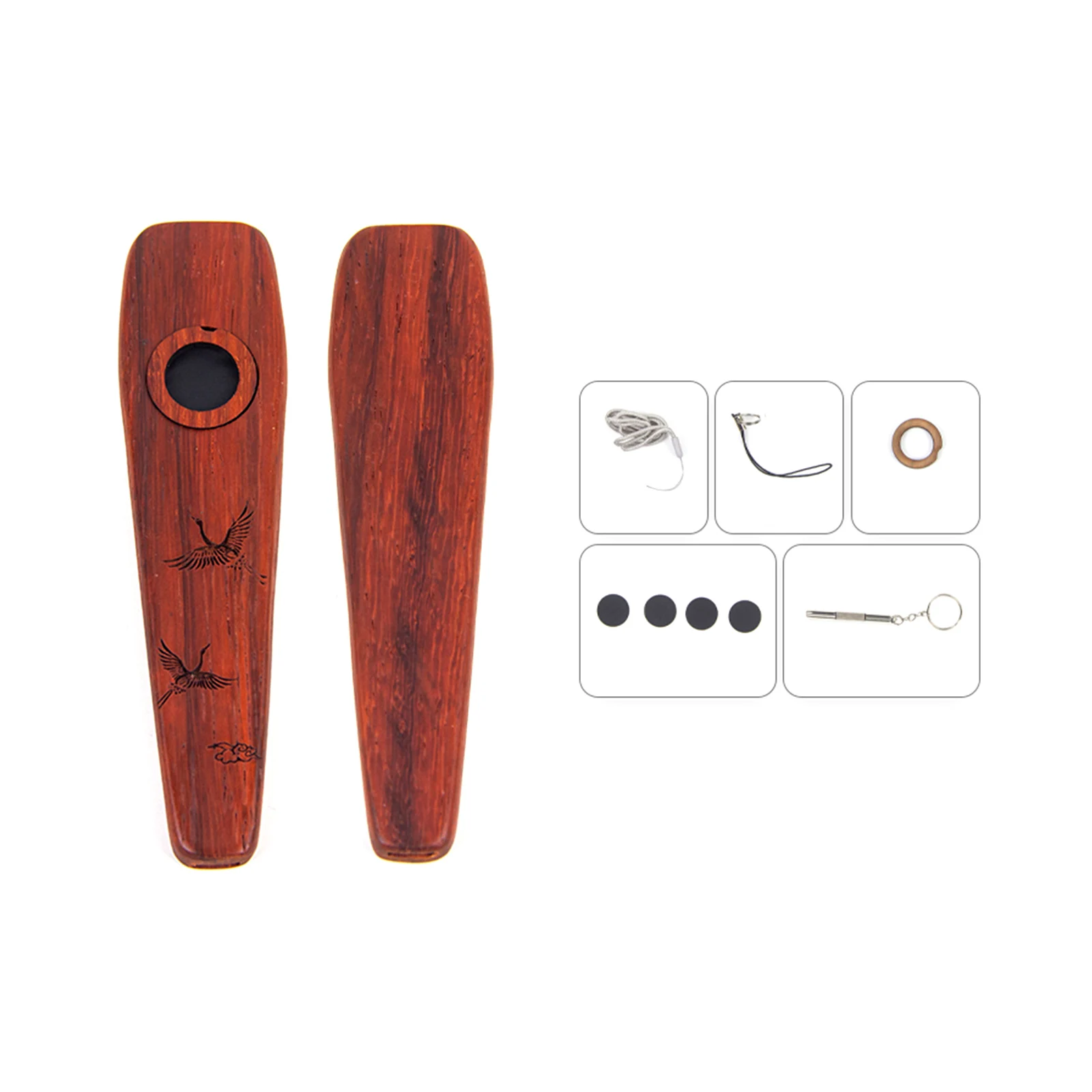 2025 New Wooden Kazoo Gift Set - Musical Instrument Flute のレビューと価格