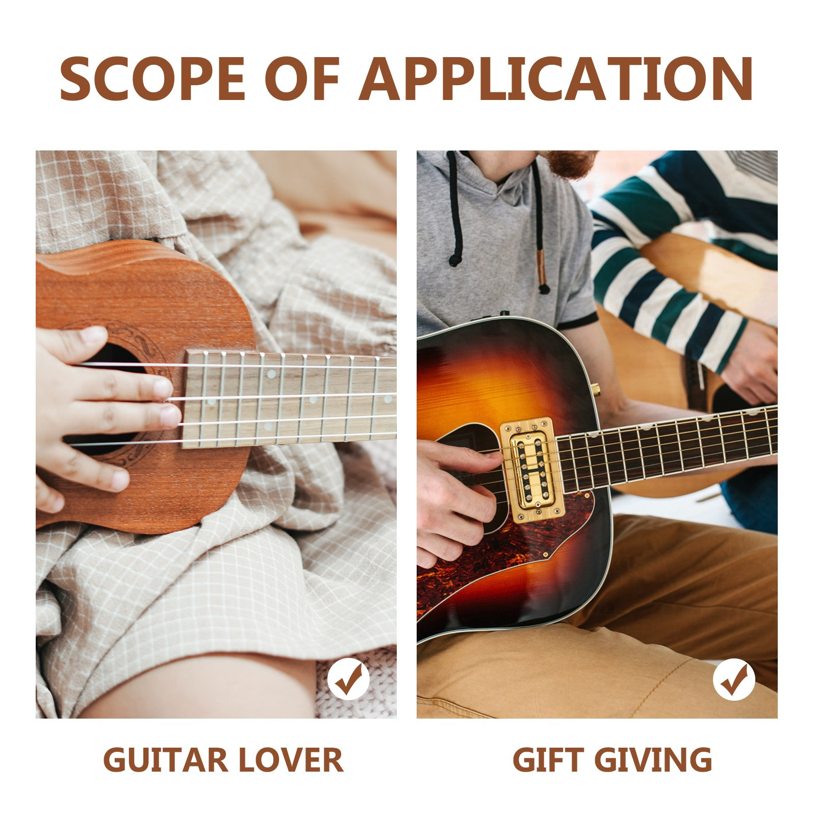2Pcs Guitar Slides for Musical - Musical Instrument Ringtone のレビューと価格