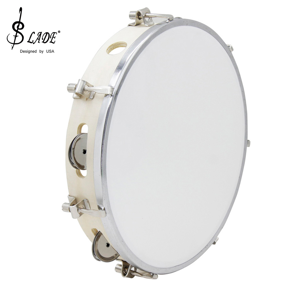 SLADE 10 Inches Tambourine Adj - Tambourine Hand Drum のレビューと価格