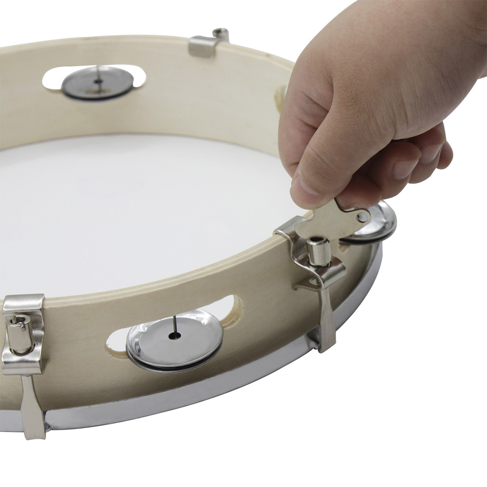 10 Inches Tambourine Adjustabl - Tambourine Hand Drum のレビューと価格